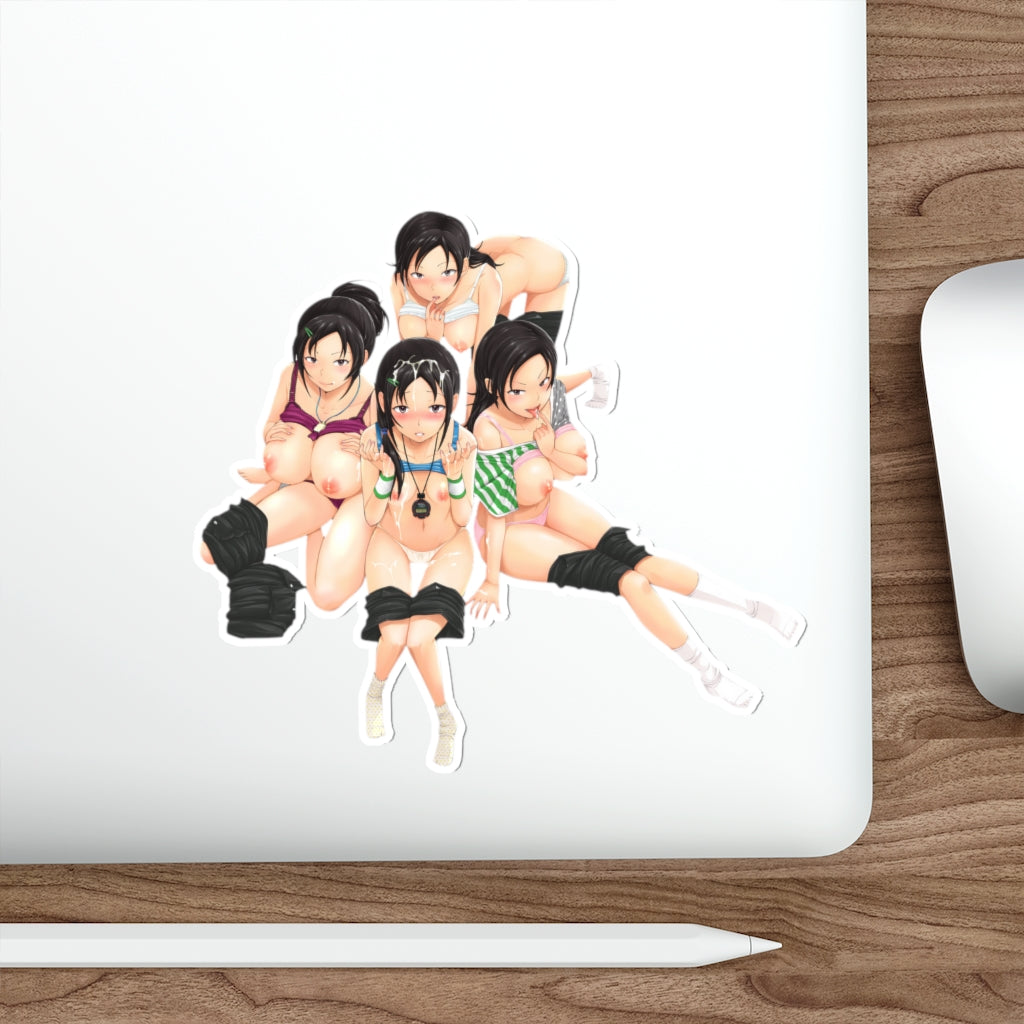 Idolmaster Hentai Nude Trainers Waterproof Sticker - Ecchi Vinyl Decal