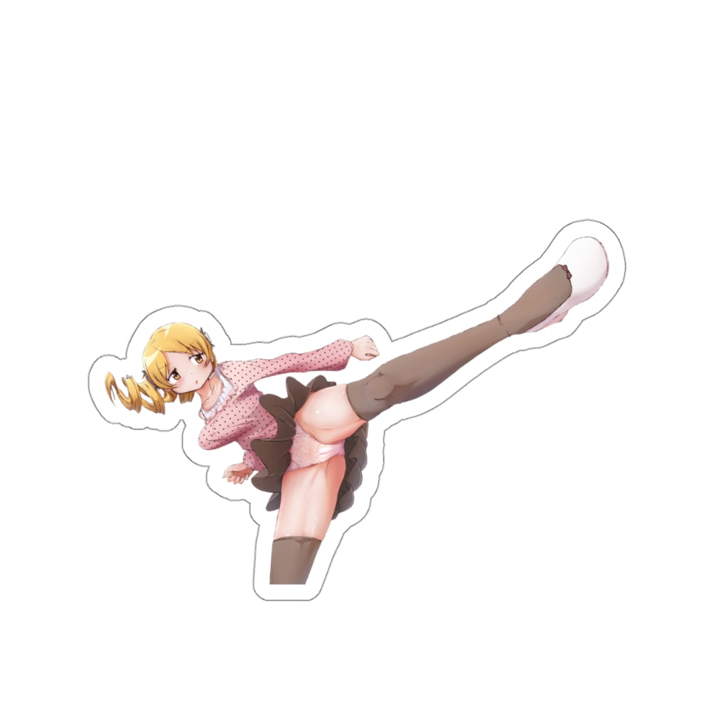 Puella Magi Madoka Magica Sexy Panties Mami Tomoe Kick Waterproof Sticker - Ecchi Vinyl Decal