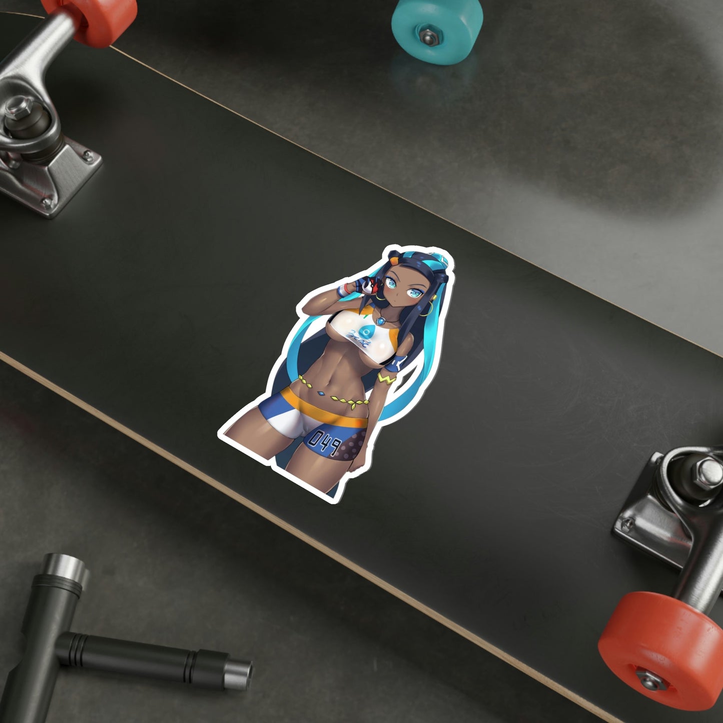 Sexy Nessa Pokemon Waterproof Sticker - Weatherproof Vinyl Car Decal