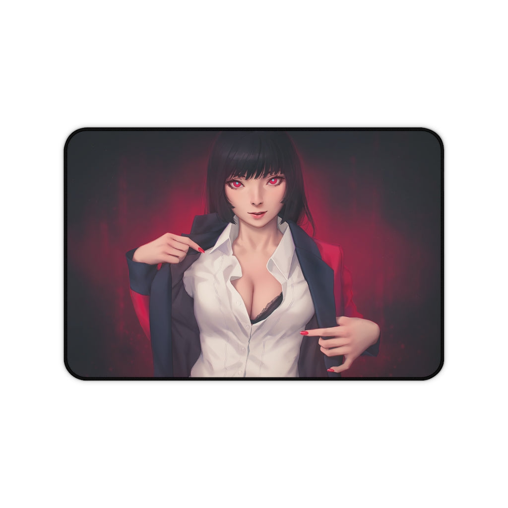 Kakegurui Compulsive Gambler Anime Mousepad - Yumeko Jabami Large Desk Mat - Ecchi Mouse Pad - MTG Playmat