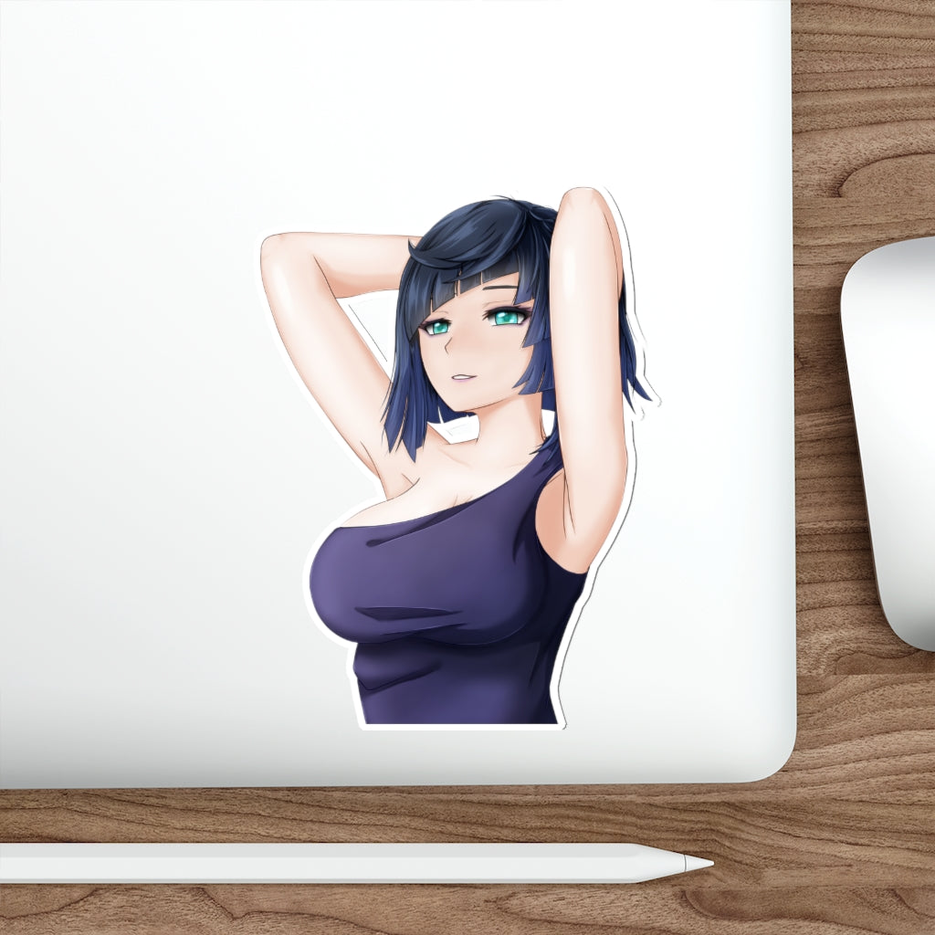 Sexy Waifu Yelan Genshin Impact Waterproof Sticker - Ecchi Vinyl Decal