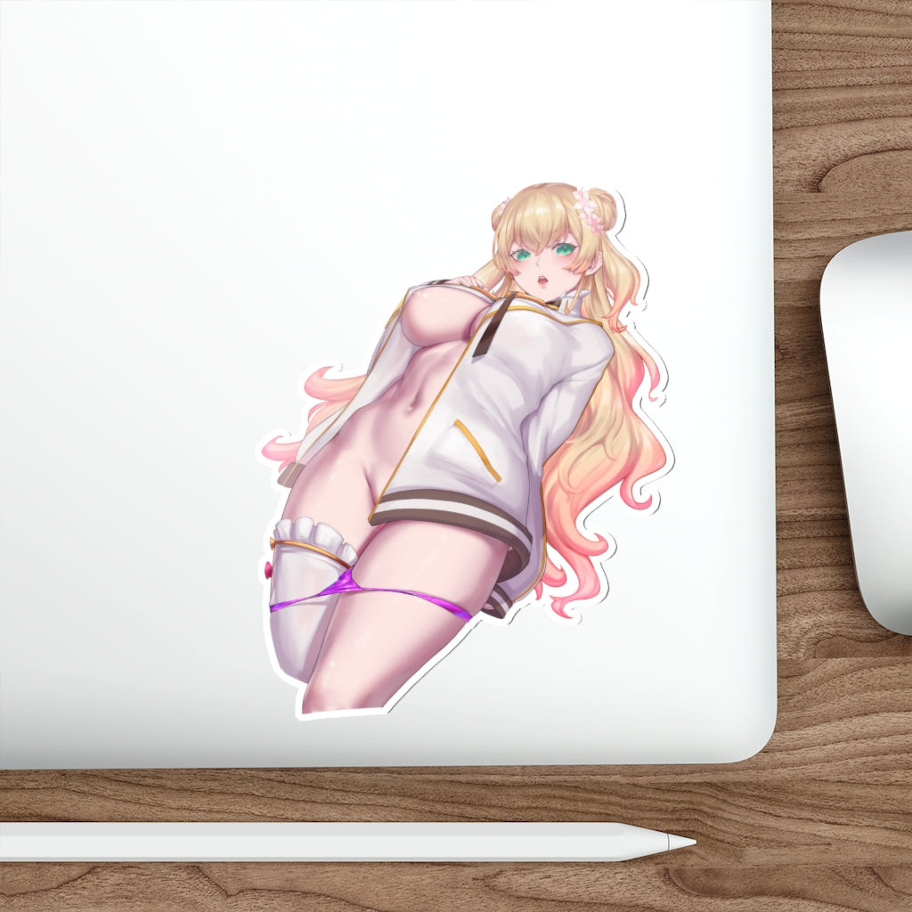 Sexy Momosuzu Nene Hololive Waterproof Sticker - Ecchi Vinyl Decal