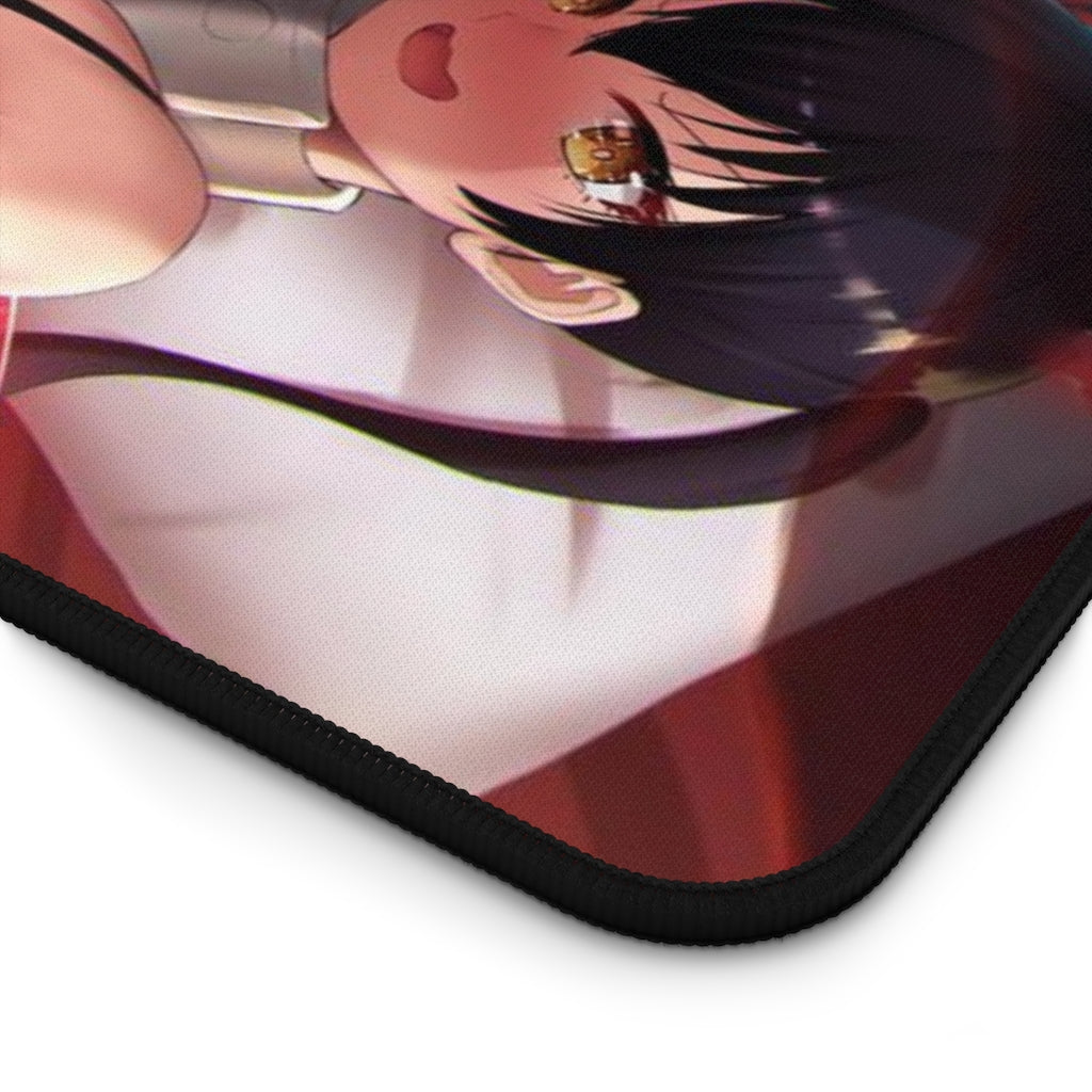 Fire Force Sexy Lingerie Waifus Iris and Tamaki Gaming Desk Mat - Anime Mousepad - Sexy Girl Playmat