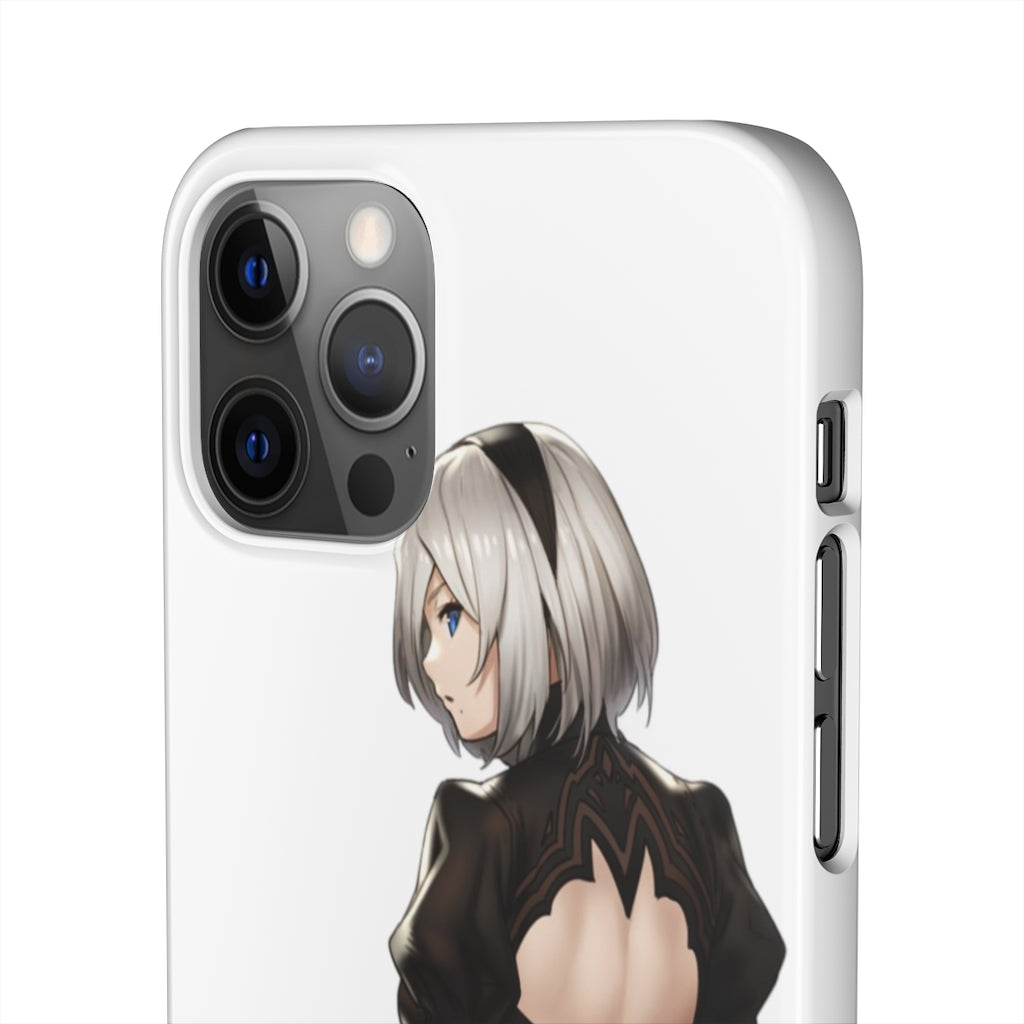 2B Anime Phone Case - Nier Automata Kawaii Aesthetic Snap Case