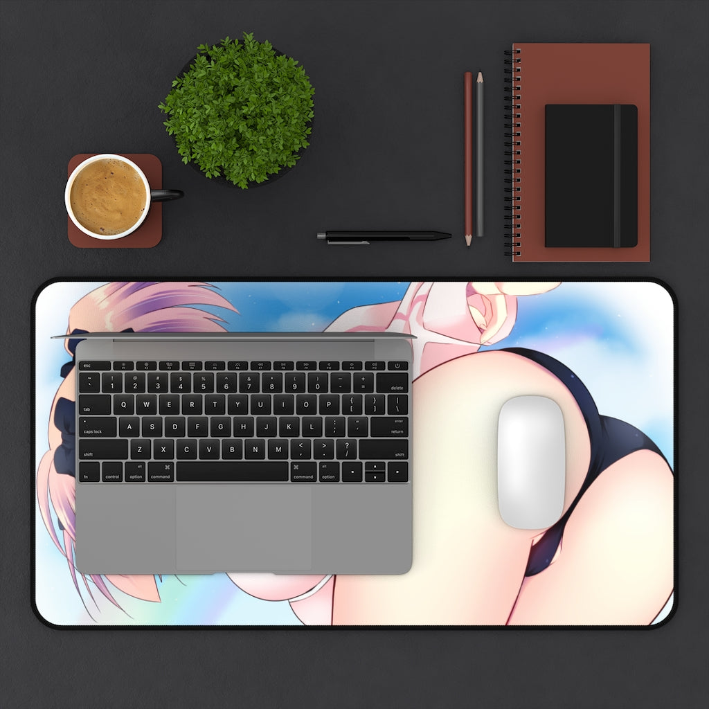 Big Butt Hibari Senran Kagura Desk Mat - Non Slip Mousepad