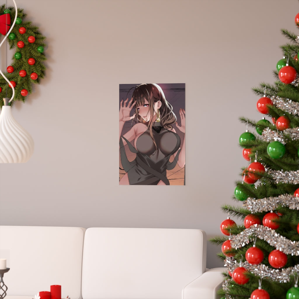 DSR 50 Girls Frontline Boobs Press Poster - Lewd Premium Matte Vertical Poster - Adult Wall Art