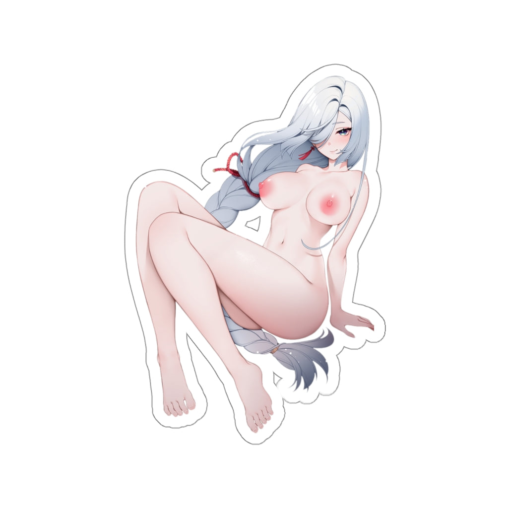 Genshin Impact Nude Shenhe Waterproof Sticker Decal