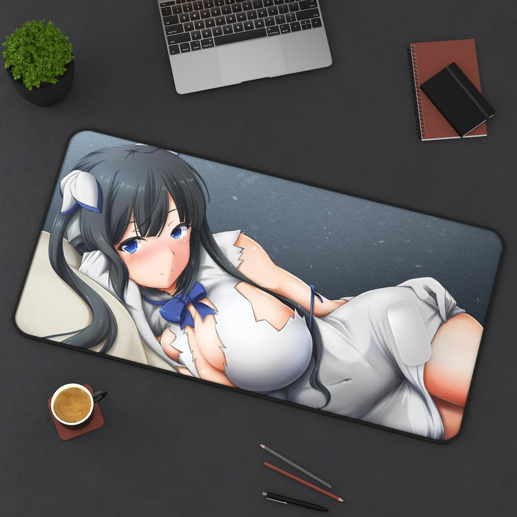 Danmachi Sexy Mousepad - Hestia Desk Mat - Ecchi Playmat - Is It Wrong To Try To Pick Up Girls In A Dungeon