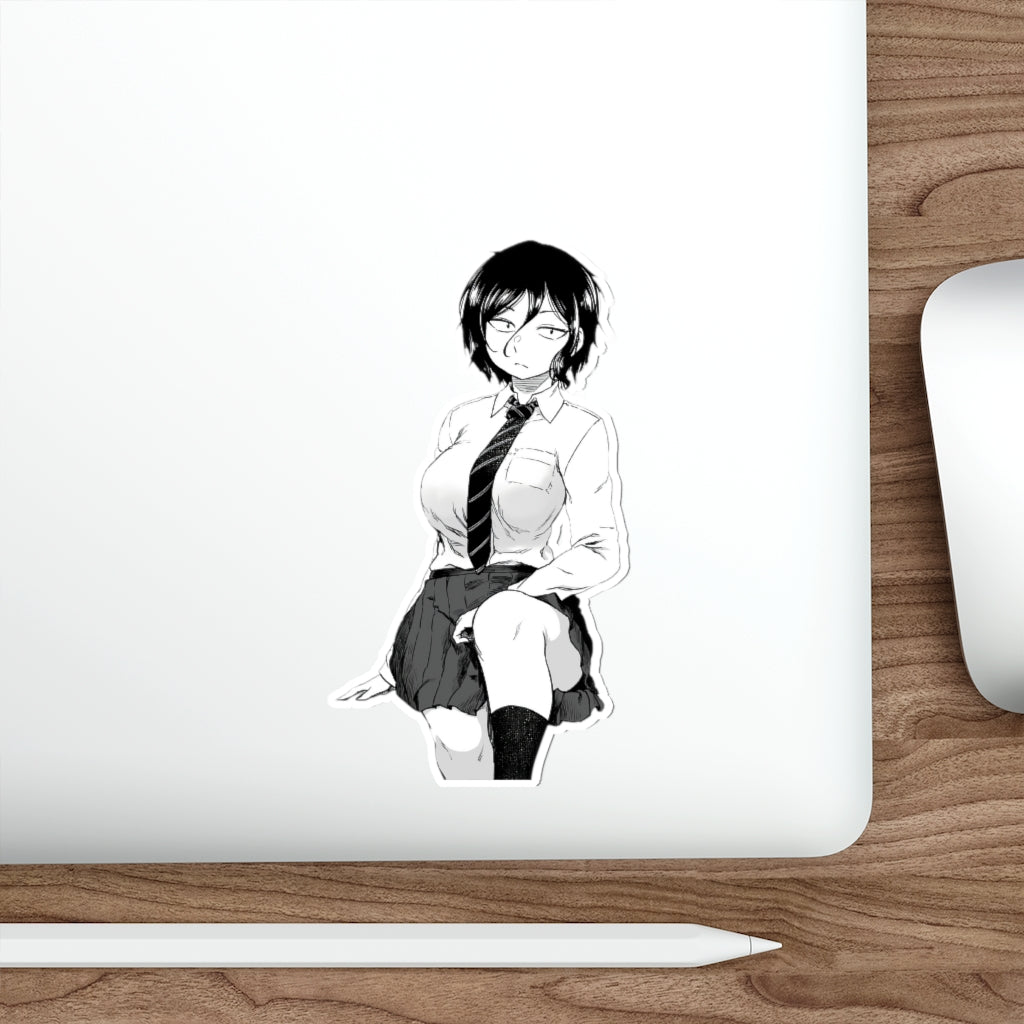 Asai Akira Sexy School Girl Uniform Call of the Night Waterproof Sticker - Ecchi Vinyl Decal