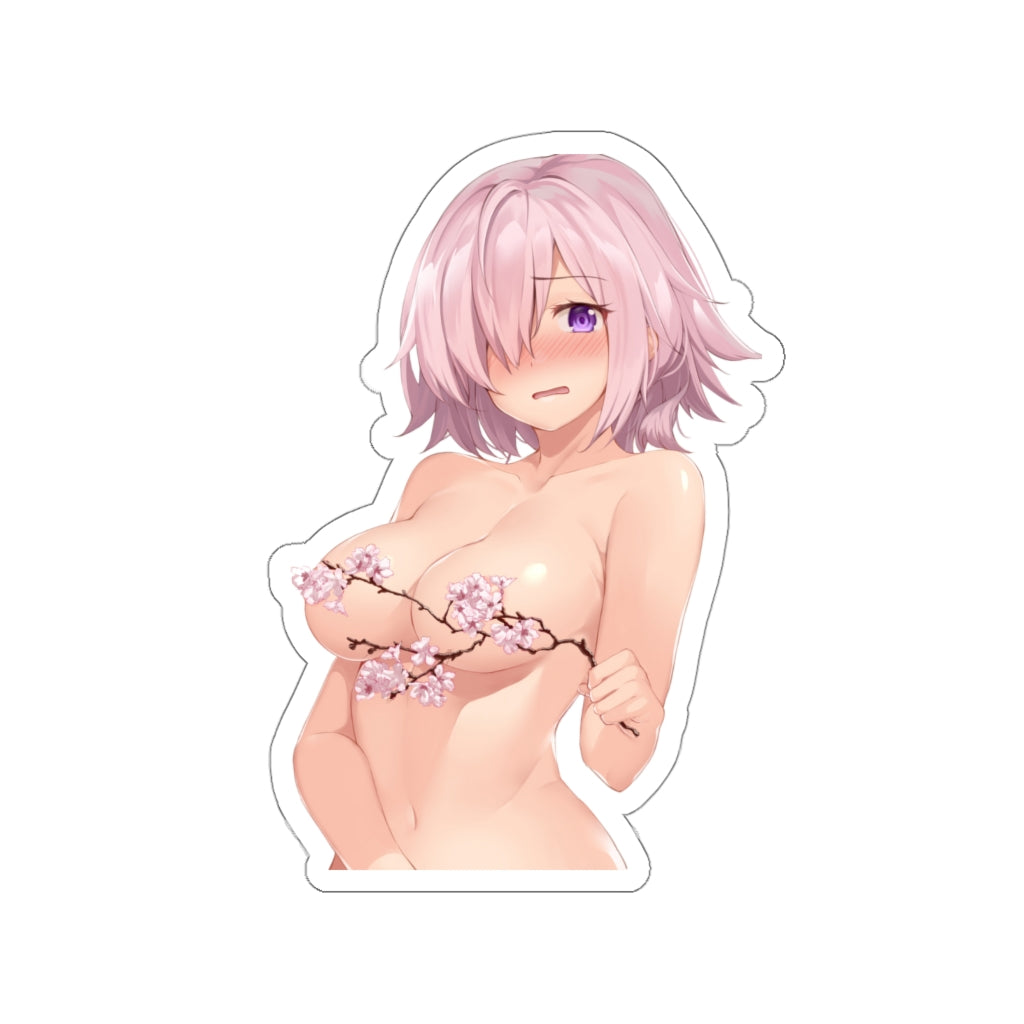 Fate Grand Order Sakura Nude Boobs Mash Kyrielight Waterproof Sticker - Ecchi Vinyl Decal