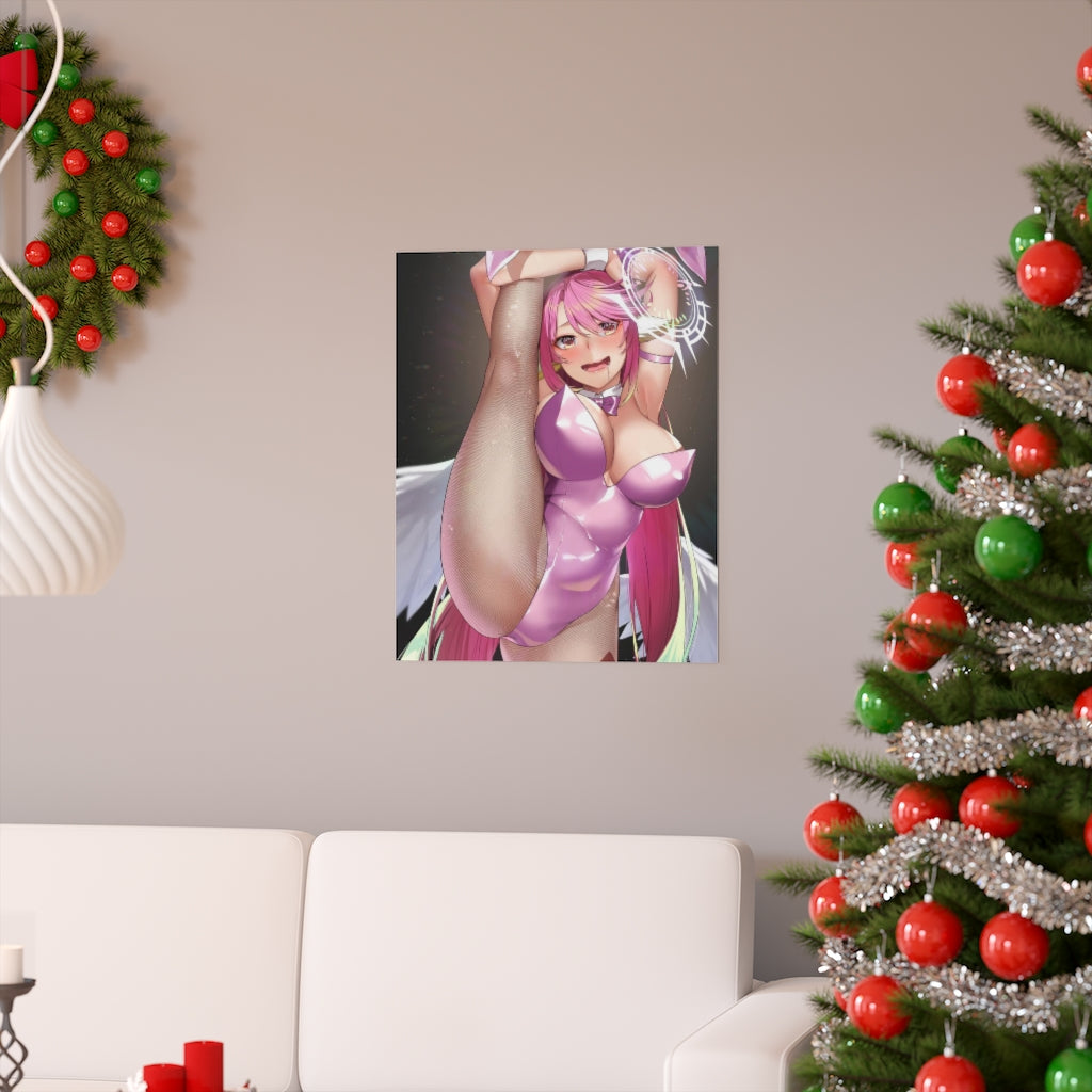 Sexy Bunny Girl Jibril No Game No Life Poster - Lewd Premium Matte Vertical Poster - Adult Wall Art