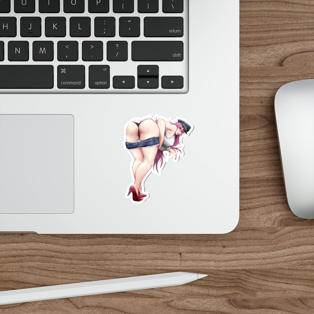 Thick Butt Poison Street Fighter Waterproof Sticker - Ecchi Vinyl Decal