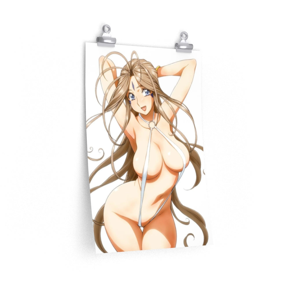 Affiche sexy en micro bikini Belldandy Ah My Goddess - Affiche verticale mate de qualité supérieure obscène - Art mural pour adultes