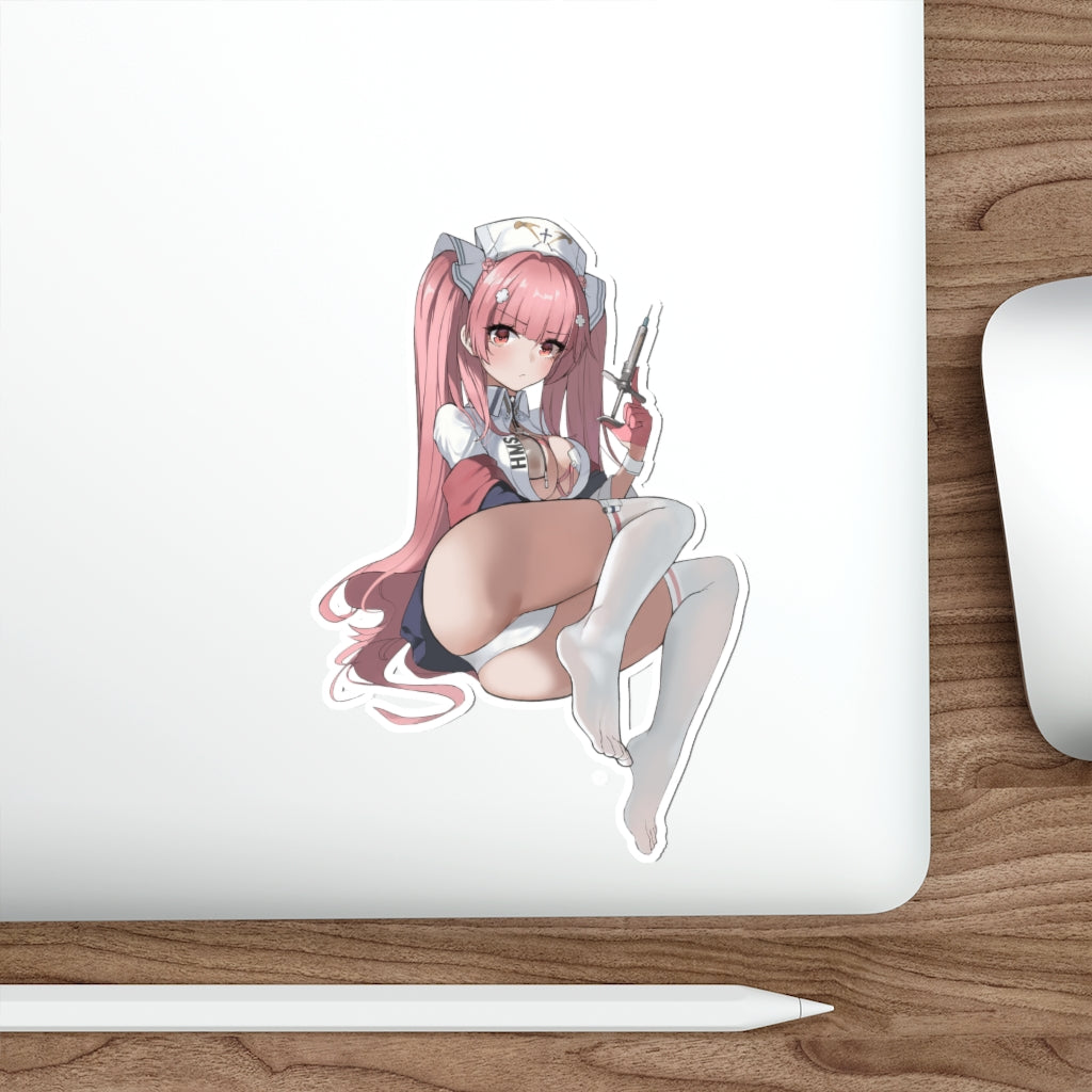 Sexy Nurse Perseus Azur Lane Waterproof Sticker - Ecchi Vinyl Decal