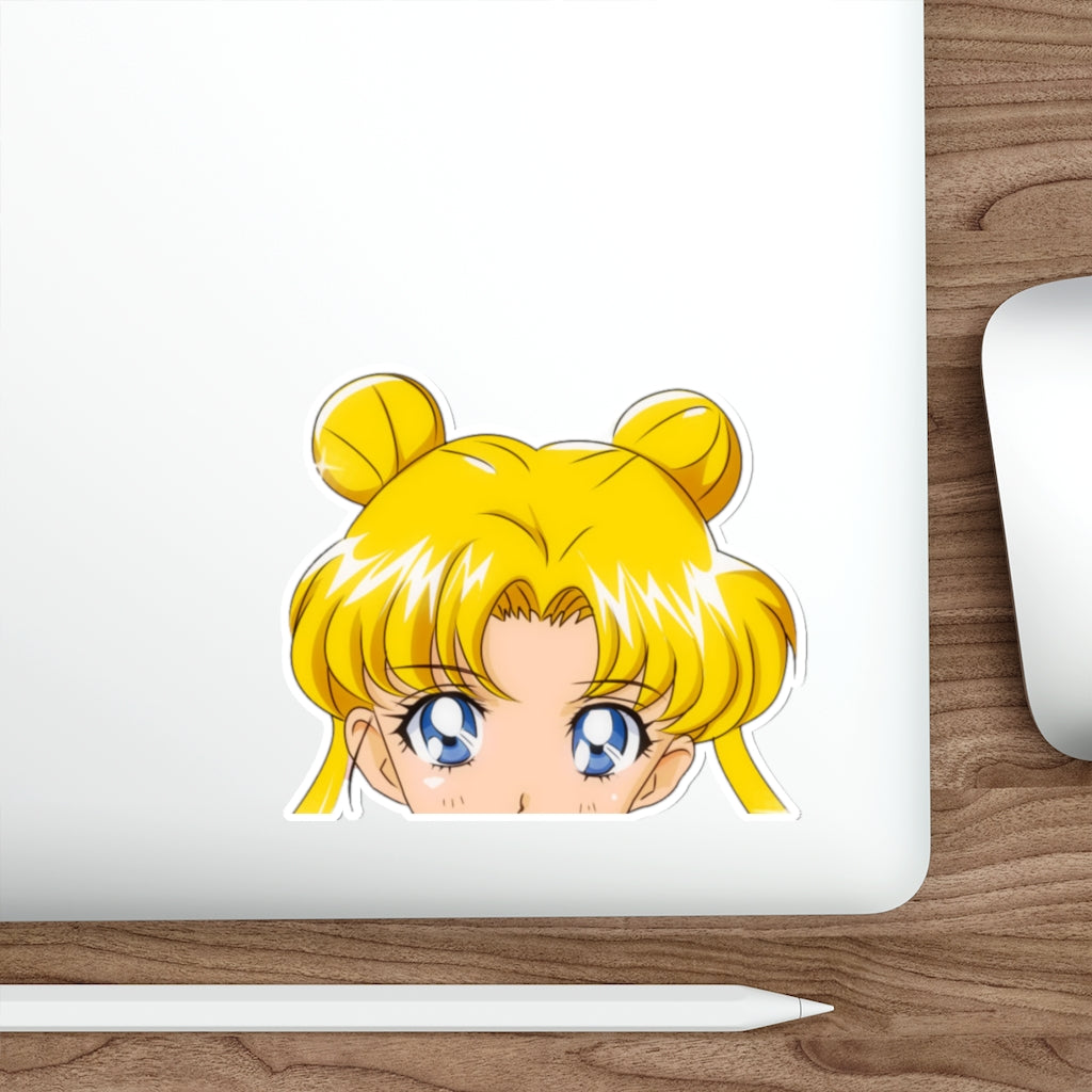 Sailor Moon Peeker Sticker - Anime Peeker Car Decal