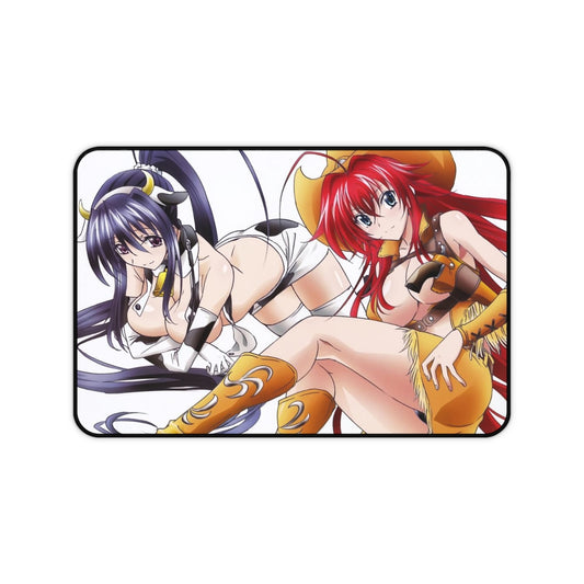 High School Dxd Sexy Mousepad - Cowboyrias Gremory And Cow Girl Akeno Himejima Ecchi Desk Mat - Highschool Dxd Playmat