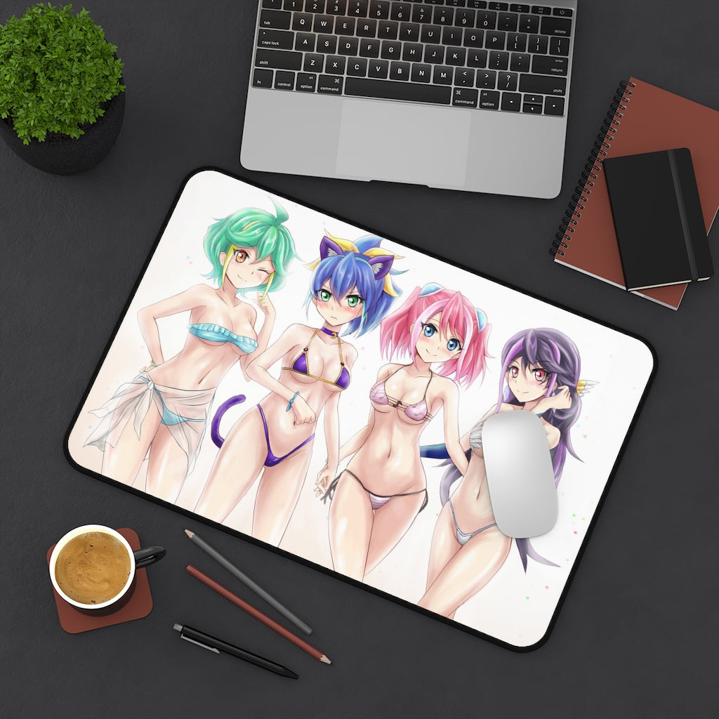 Sexy Bikini Bracelet Girls Yugioh Desk Mat - Lewd Mousepad - Sexy Anime Waifus Playmat