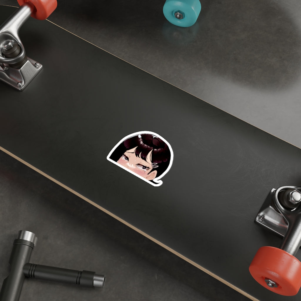 Chainsaw Man Kobeni Peeker Waterproof Sticker - Ecchi Vinyl Decal