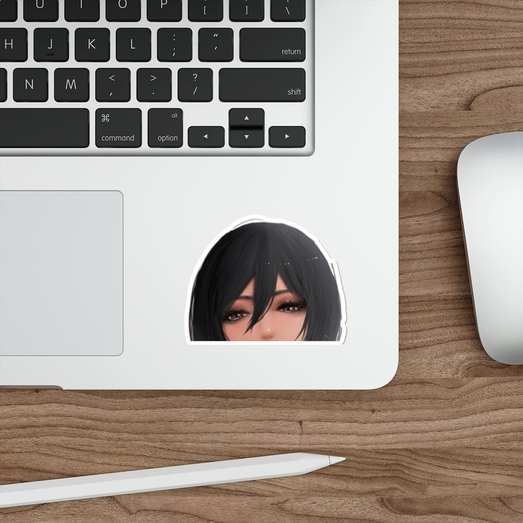 Mikasa Peeker AOT SNK Sticker - Anime Peeker Car Decal