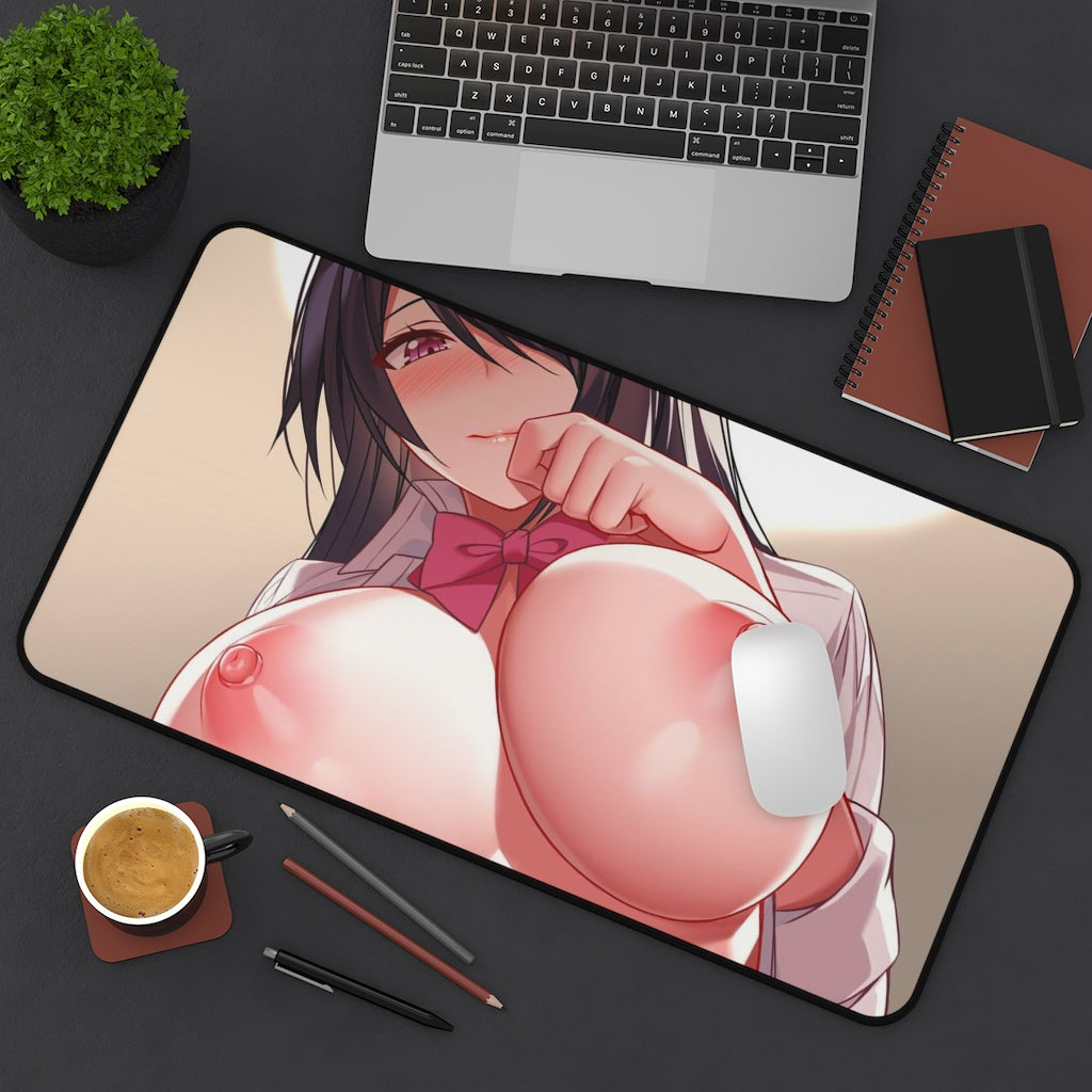 Sexy Anime Mousepad Thick Waifu - Boobs Desk Mat - Big Gaming Mouse Pad - MTG Playmat