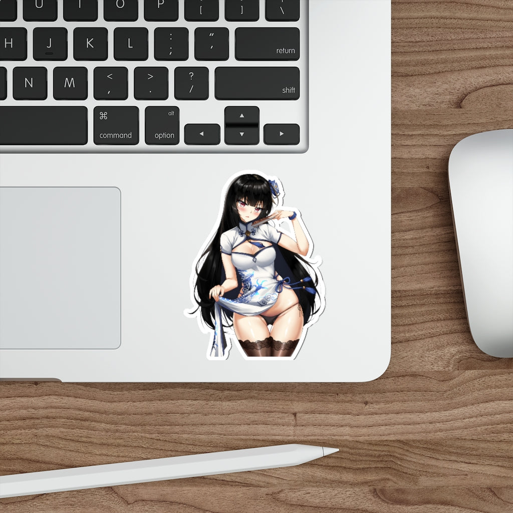 Sexy Chinese Dress Xiao Lin Counter Side Waterproof Sticker - Ecchi Vinyl Decal