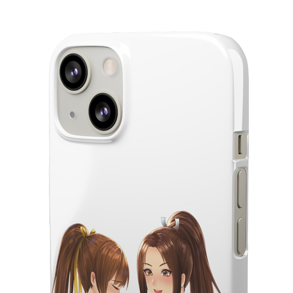 Oppai Anime Phone Case - Kawaii Aesthetic Snap Case - iPhone 13