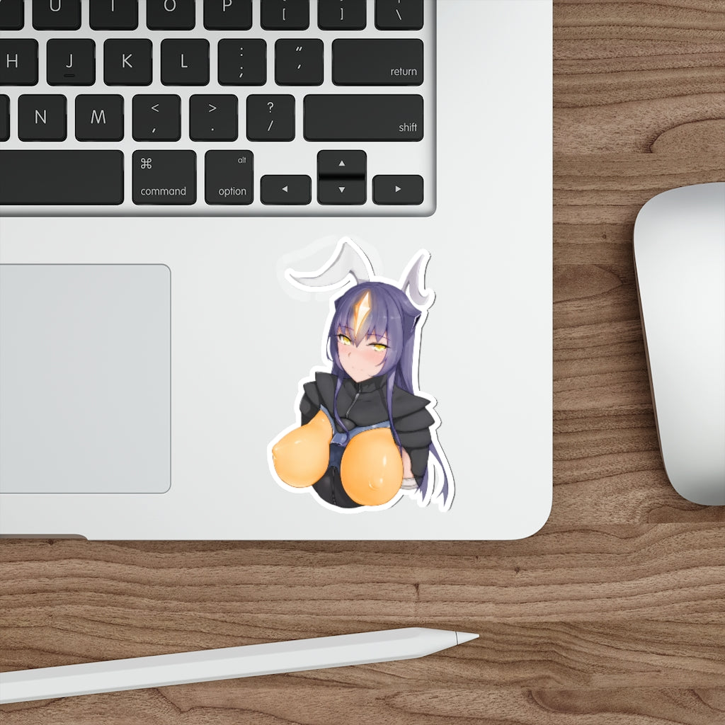 Female Zetton Sexy Boobs Ultraman Waterproof Sticker - Ecchi Vinyl Decal