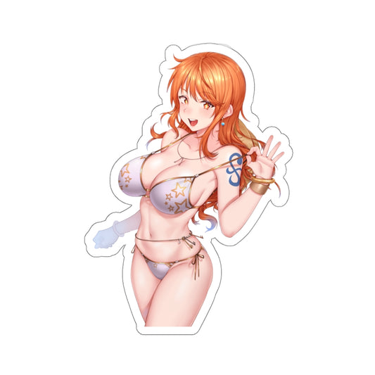 One Piece Anime Waterproof Sticker - Stars Nami Vinyl Decal