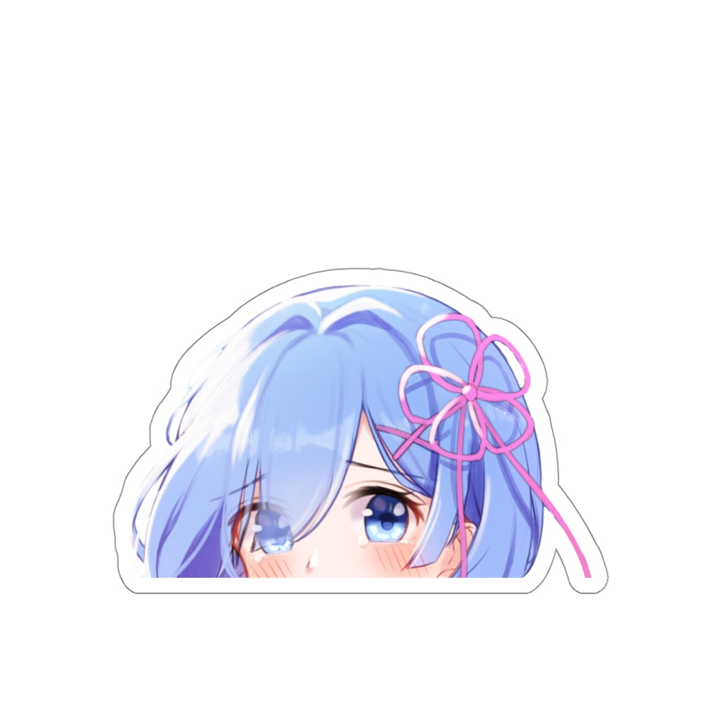 Rem Peeker- Anime Peeker Waterproof Sticker - Ecchi Vinyl Decal