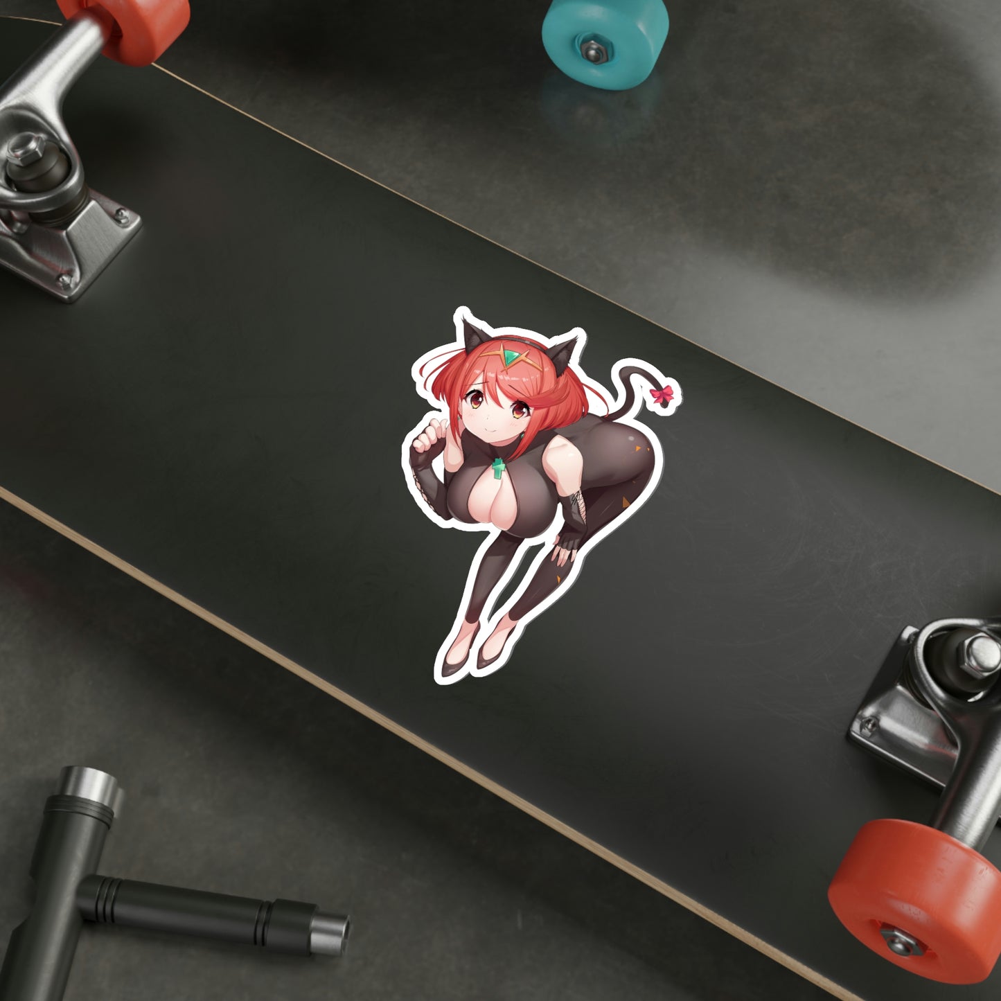 Xenoblade Pyra Cat Girl Bodysuit Waterproof Sticker - Ecchi Vinyl Decal