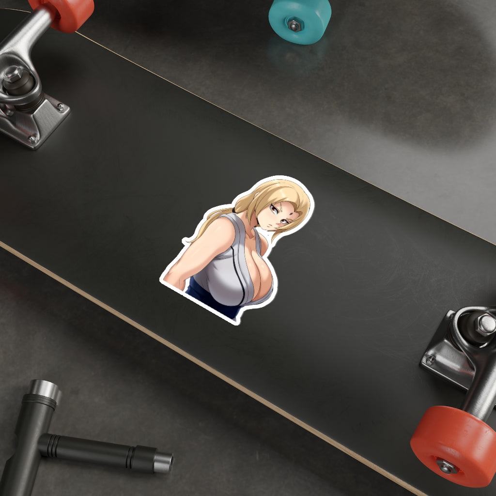 Busty Tsunade Naruto Peeker Waterproof Sticker - Ecchi Vinyl Decal