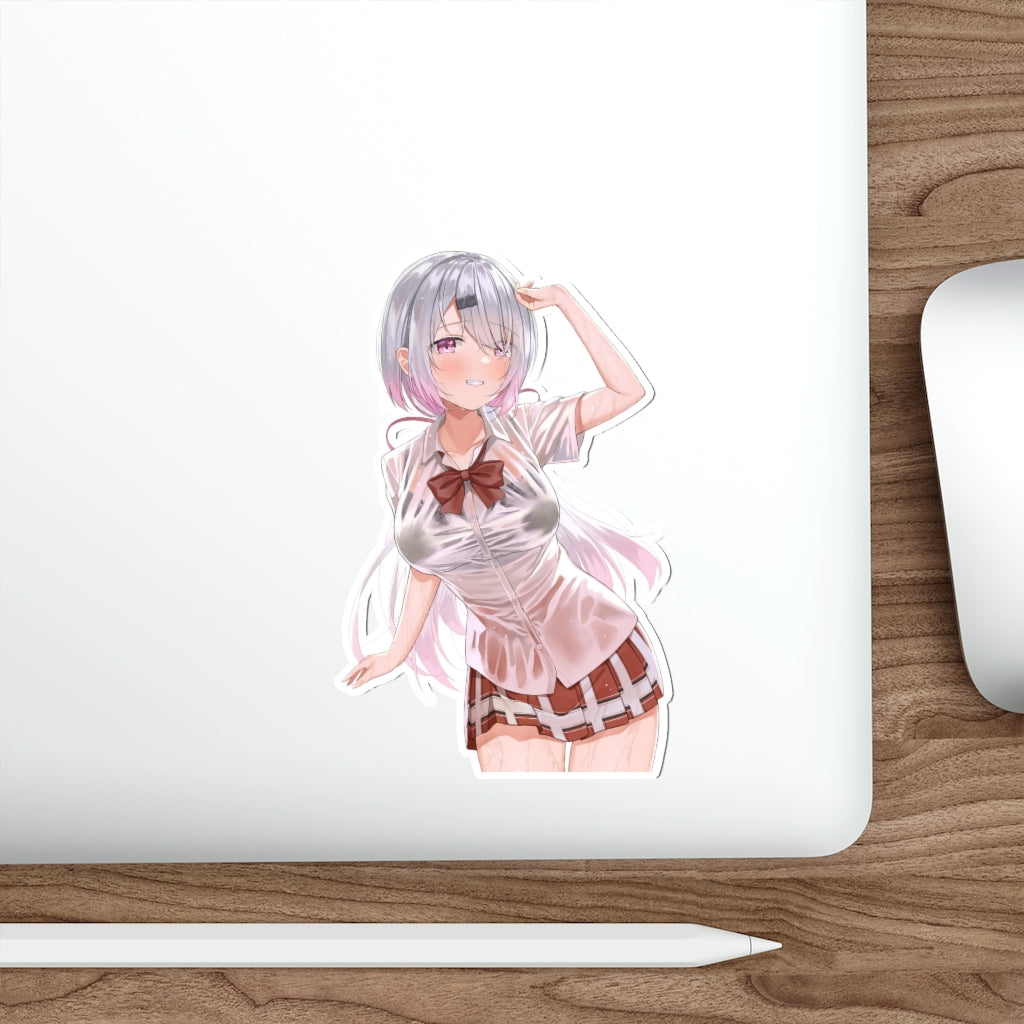 Nijisanji Sexy Vtuber Shiina Yuika Waterproof Sticker - Ecchi Vinyl Decal