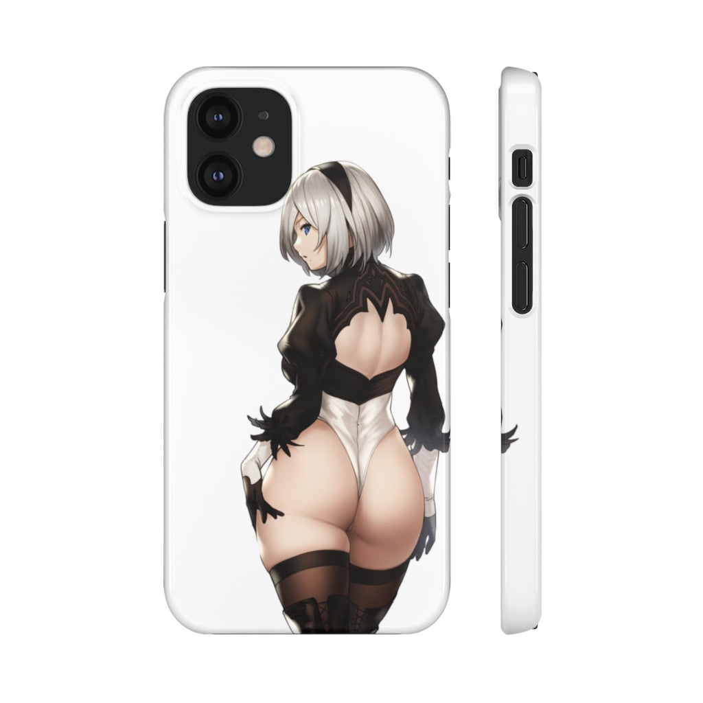 2B Anime Phone Case - Nier Automata Kawaii Aesthetic Snap Case