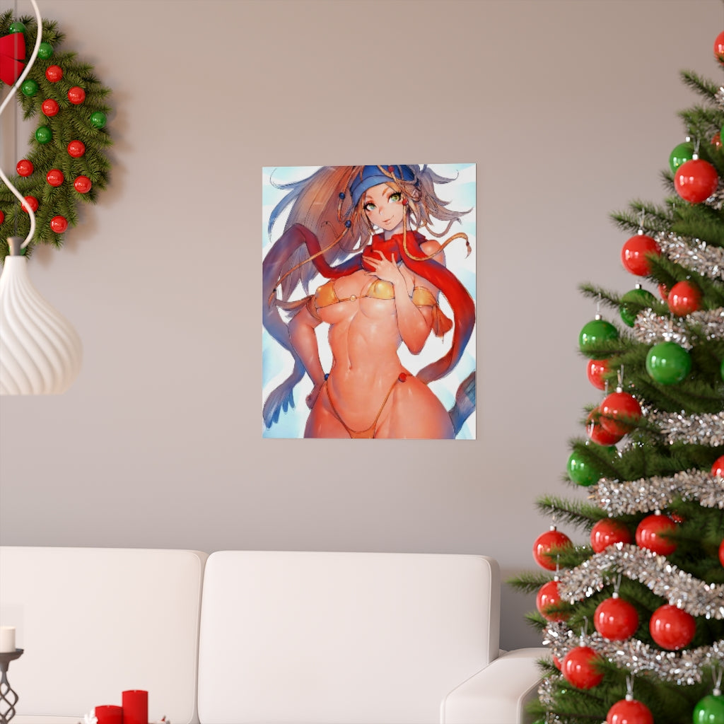 Rikku Final Fantasy X Poster - Lewd Premium Matte Vertical Poster - Adult Wall Art