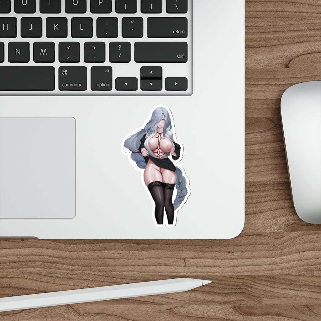 Shenhe Genshin Impact Hentai Shibari Waterproof Sticker - Ecchi Vinyl Decal