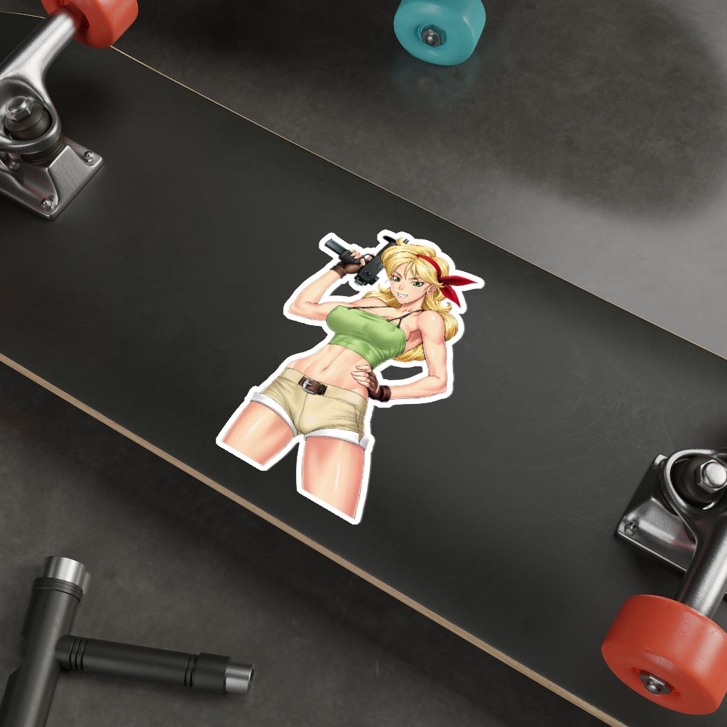 Transformed Blonde Lunch Dragon Ball Waterproof Sticker - Ecchi Vinyl Decal