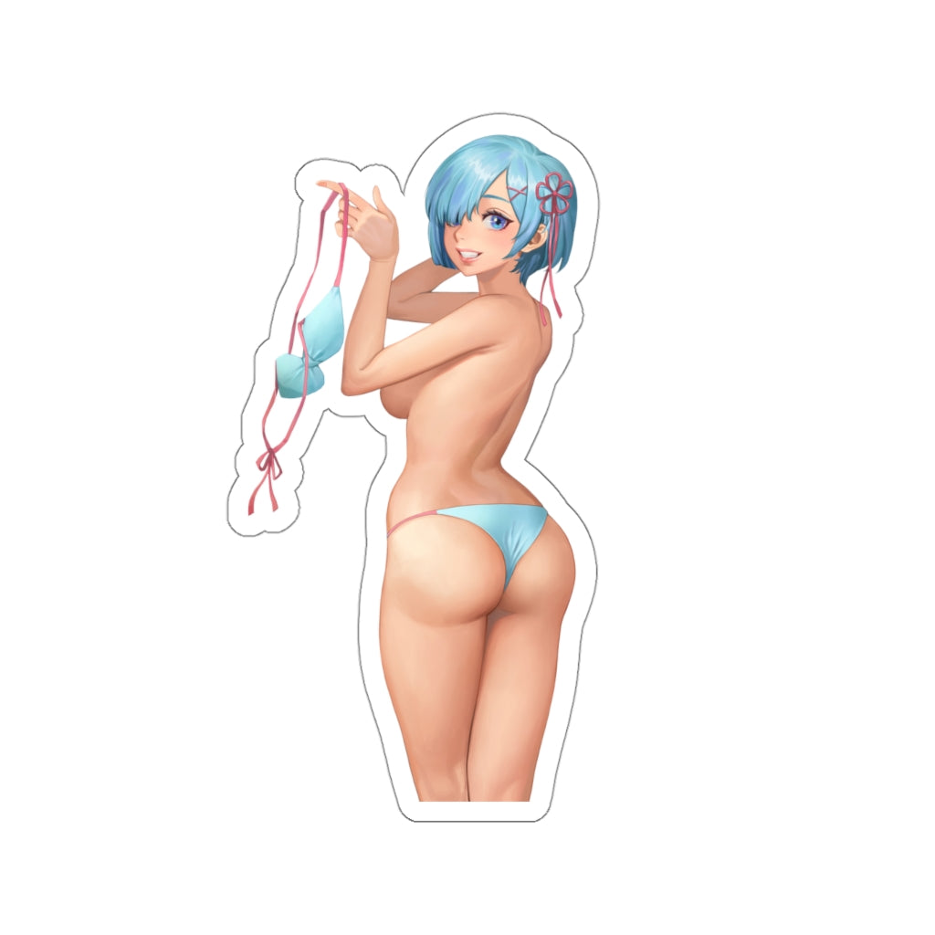 Re Zero Rem Sexy Ass Waterproof Sticker - Ecchi Vinyl Decal