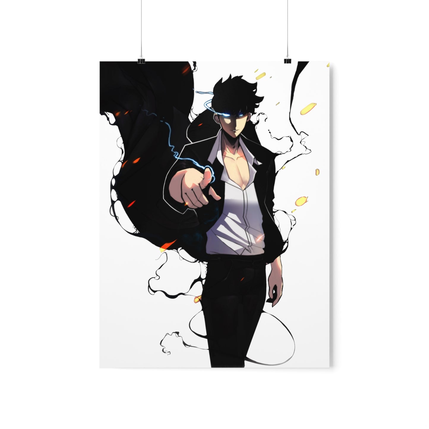 Solo Leveling Poster - Premium Matte Vertical Poster - Sung Jin Woo Anime Manga Poster