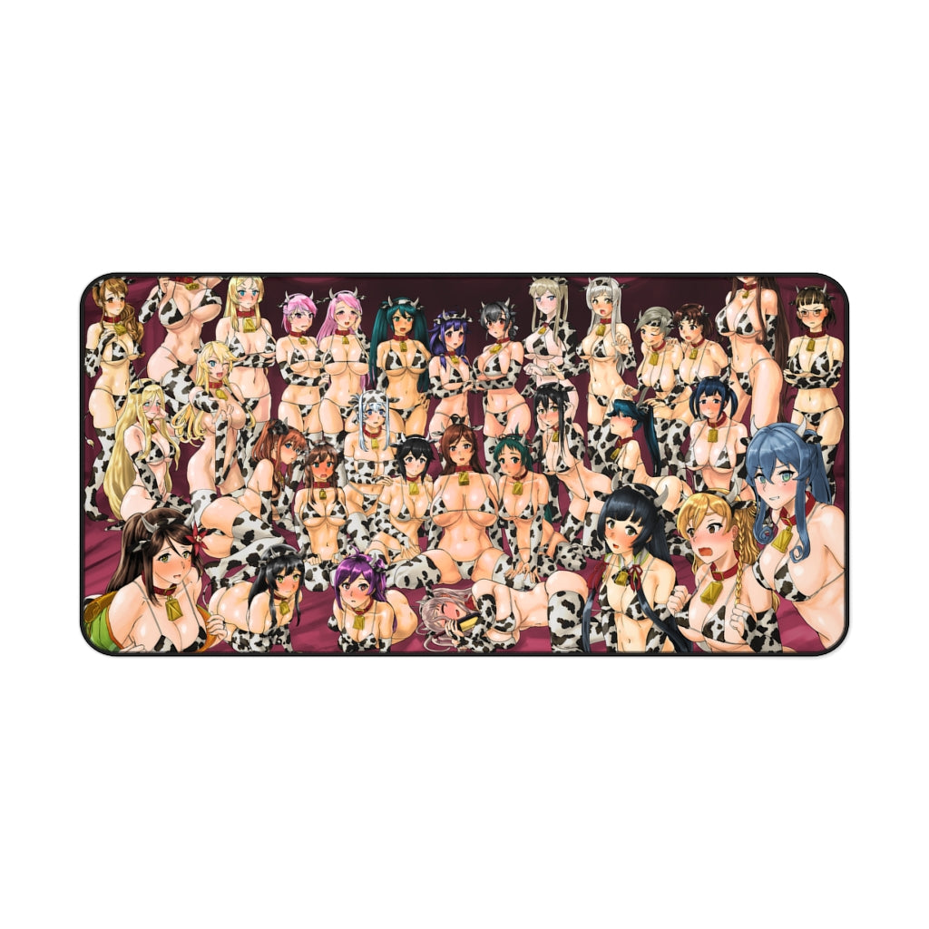 Kantai Collection Mousepad - Cow Girls Large Desk Mat - Gaming Playmat