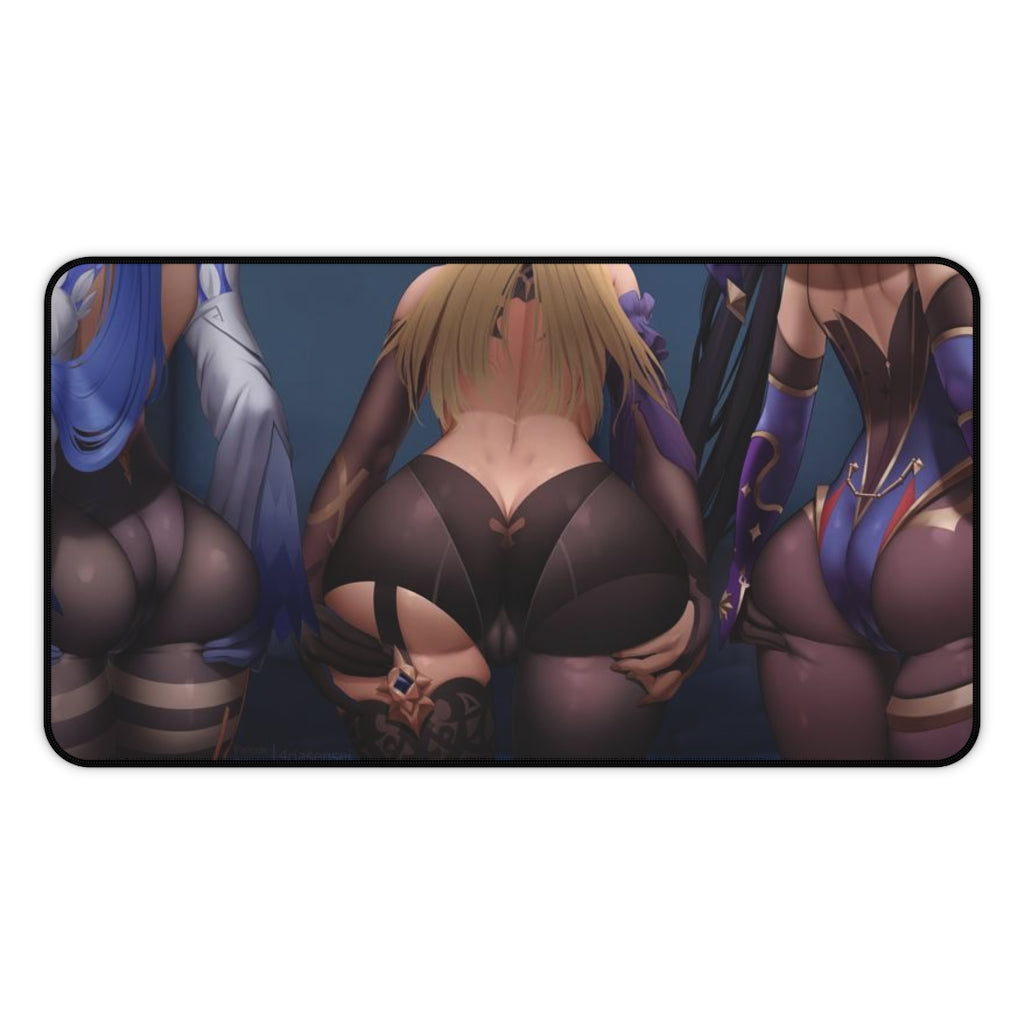 Genshin Impact Booties Ecchi Mousepad - Desk Mat - Sexy Butts Playmat