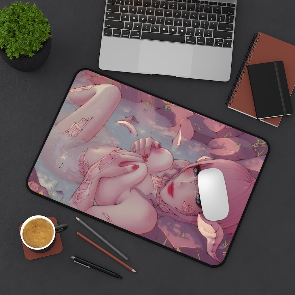 Avatar Final Fantasy 14 Boobs Groping Desk Mat - Non Slip Mousepad