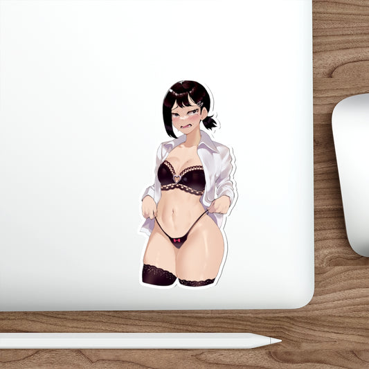 Chainsaw Man Kobeni Lingerie Waterproof Sticker - Ecchi Vinyl Decal