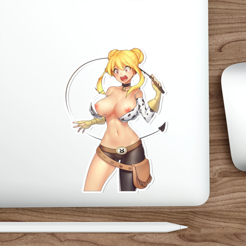 Autocollant imperméable à l'eau Lucy Heartfilia Fairy Tail - Autocollant en vinyle Ecchi