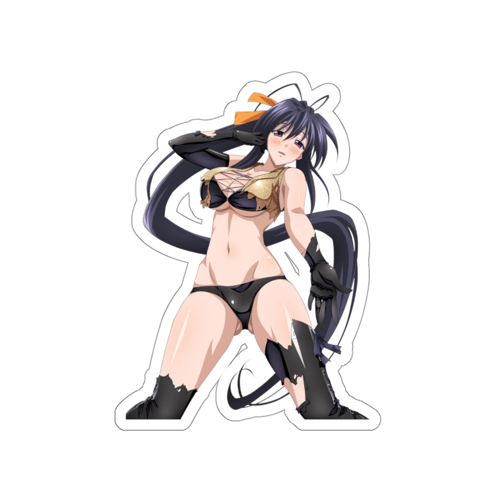 Autocollant imperméable sexy Waifu Akeno Himejima de High School DxD - Autocollant en vinyle Ecchi