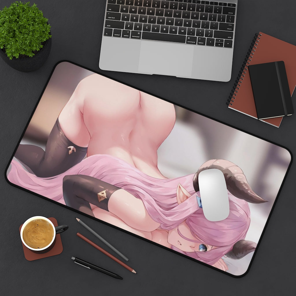 Granblue Fantasy Mousepad - Narmaya Large Desk Mat - Ecchi Mouse Pad