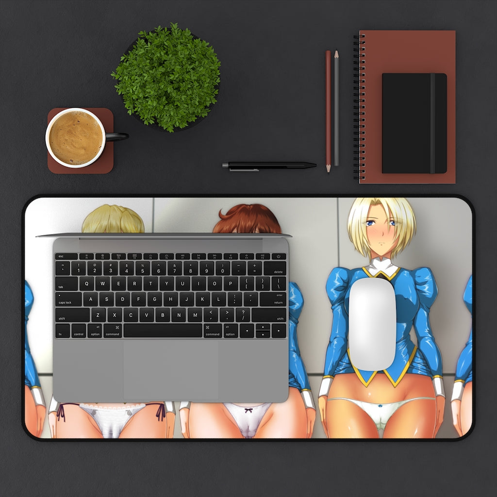 Agent Aika Sexy Panties Desk Mat - Non Slip Mousepad