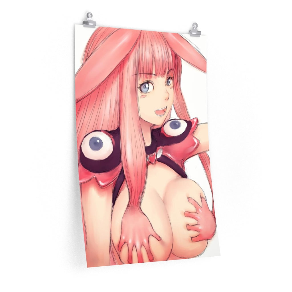 Protean Assassin Melona Queen's Blade Poster - Lewd Premium Matte Vertical Poster - Adult Wall Art