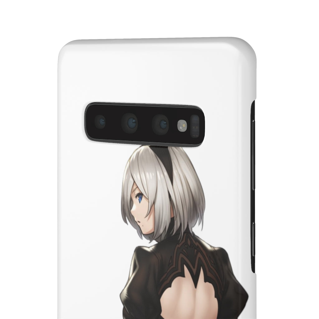 2B Anime Phone Case - Nier Automata Kawaii Aesthetic Snap Case