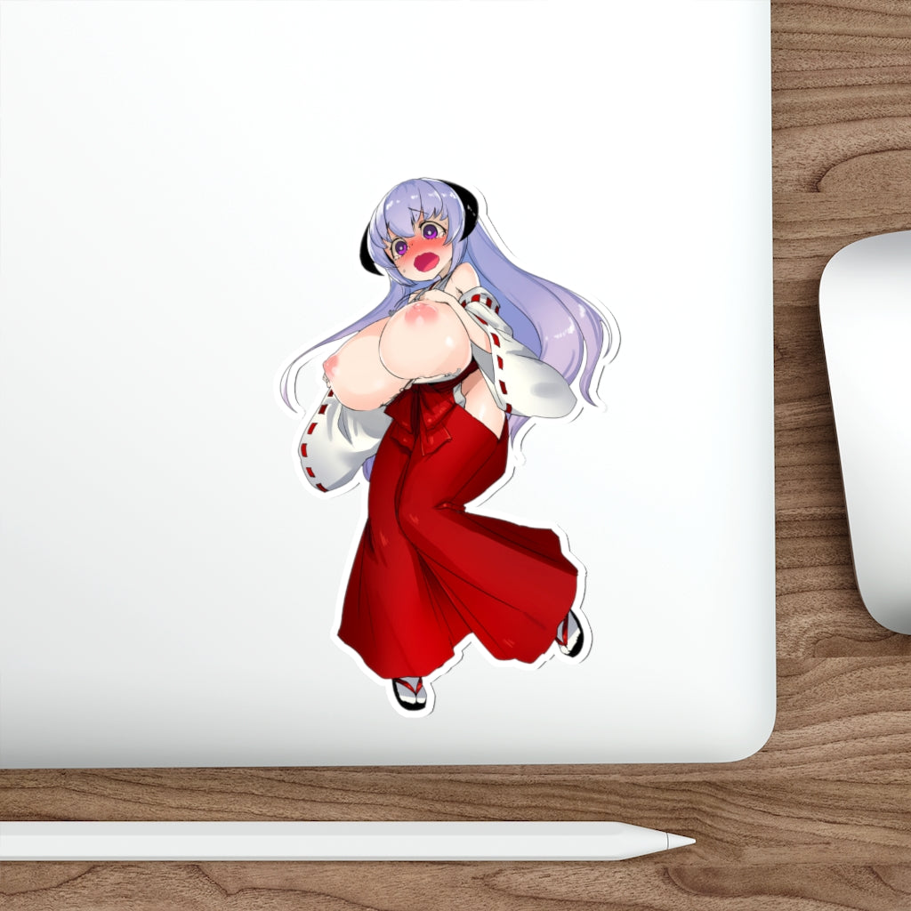 Topless Hanyuu Higurashi When They Cry Waterproof Sticker - Ecchi Vinyl Decal