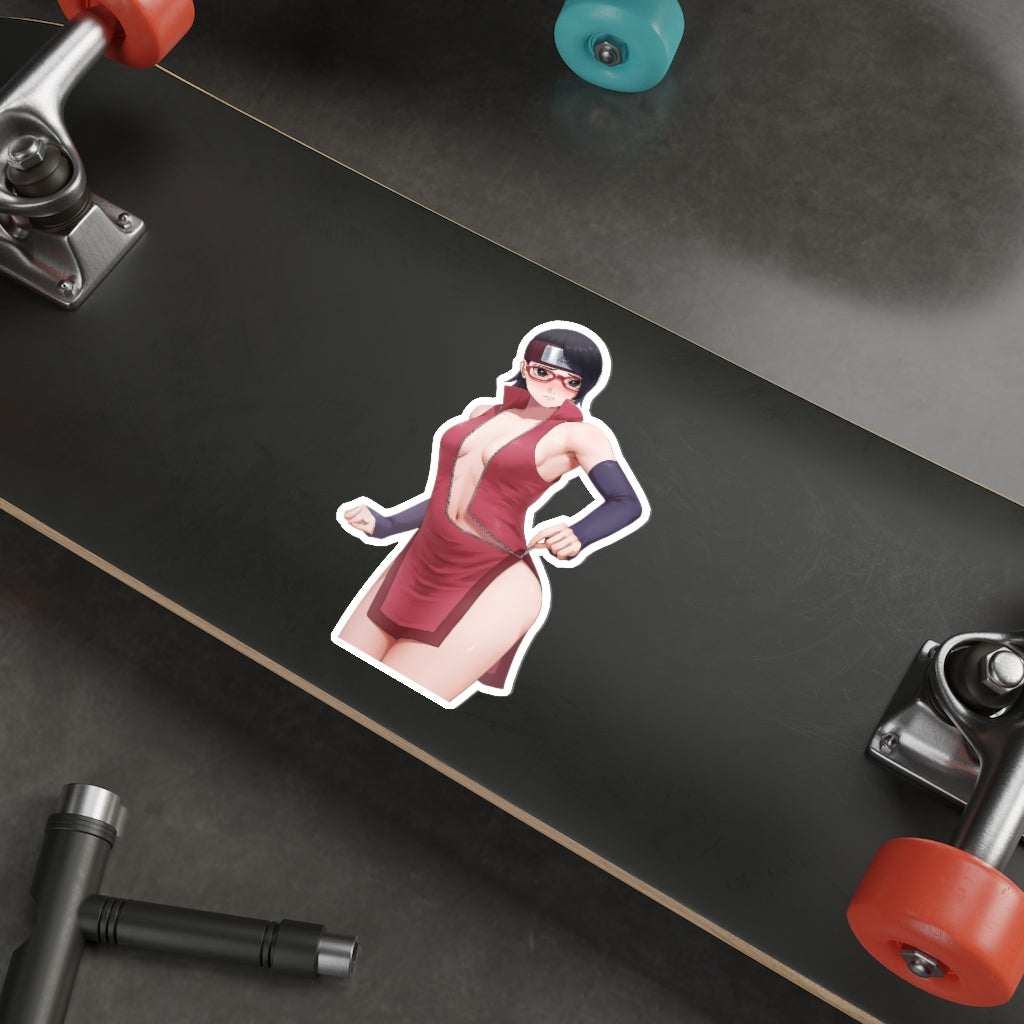 Sexy Uchiha Sarada Naruto Waterproof Sticker - Ecchi Vinyl Decal